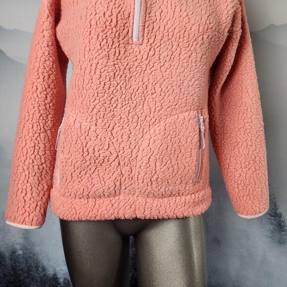 J.Crew Vintage Polartec Sherpa Fleece Half-Zip Pullover Jacket | Women's XXS - Picture 3 of 12
